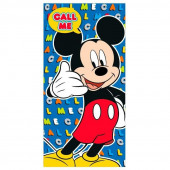 Toalha Praia Microfibra Mickey Call Me