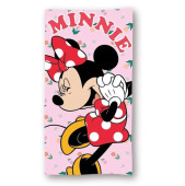 Toalha Praia Microfibra Minnie Flowers