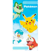 Toalha Praia Microfibra Pokémon Friends
