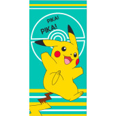 Toalha Praia Microfibra Pokémon Pika Pika Pikachu