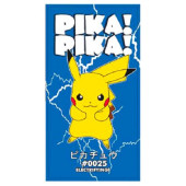 Toalha Praia Microfibra Pokémon Pikachu Pika Pika