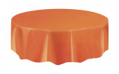 Toalha redonda festa laranja