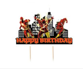 Topper Bolo Flash DC Comics Happy Birthday