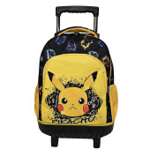Trolley Escolar Compacto 44cm Pokémon Pikachu Face