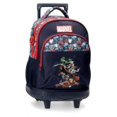 Trolley Escolar Compacto Avengers Marvel 44cm