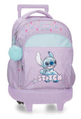 Trolley Escolar Compacto Stitch Disney Lovely 2025