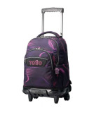 Trolley Mochila Escolar 52cm Totto Wave Fuchsia