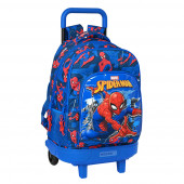 Trolley Mochila Escolar Compacto Ext 45cm Spiderman Great Power