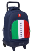 Trolley Mochila Escolar Compacto Ext Benetton Flag