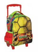 Trolley Mochila Pré Escolar 30cm Tartarugas Ninja Power