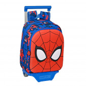 Trolley Mochila Pré Escolar 33cm Spiderman Great Power