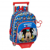 Trolley Mochila Pré Escolar 34cm Mickey Me Time