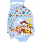 Trolley Mochila Pré Escolar 34cm Patrulha Pata Sunshine