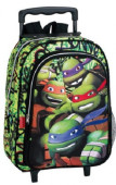 Trolley Mochila Pré Escolar 37cm Tartarugas Ninja Ready