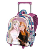 Trolley Mochila Pré Escolar 3D Frozen 2 Castle 34cm