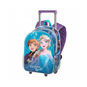 Trolley Mochila Pré Escolar 3D Frozen 2 Destiny 34cm