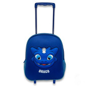 Trolley Mochila Pré Escolar 3D Porto Draco 31cm