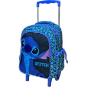 Trolley Mochila Pré Escolar Stitch Disney 31cm