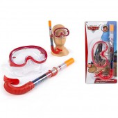 Tubo + óculos de mergulho Cars Disney