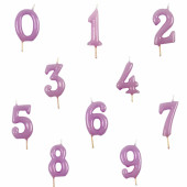 Vela Artesanal Lilás 6cm