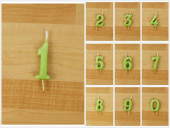 Vela Artesanal Verde Lima/Pistácio 6cm