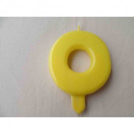 Vela nº 0 Amarelo 9,5cm