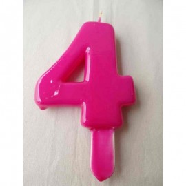 Vela nº 4 Magenta 9,5cm
