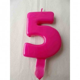 Vela nº 5 Magenta 9,5cm