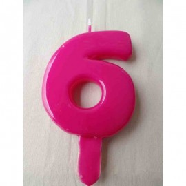 Vela nº 6 Magenta 9,5cm