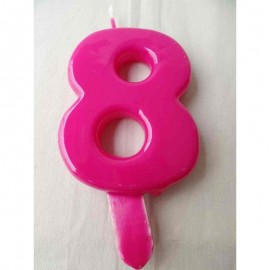 Vela nº 8 Magenta 9,5cm