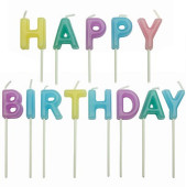 Velas Happy Birthday Pastel PME