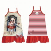 Vestido Praia Gorjuss Vermelho 6-10 anos