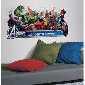 Vinil Decorativo Avengers Marvel Personalizável